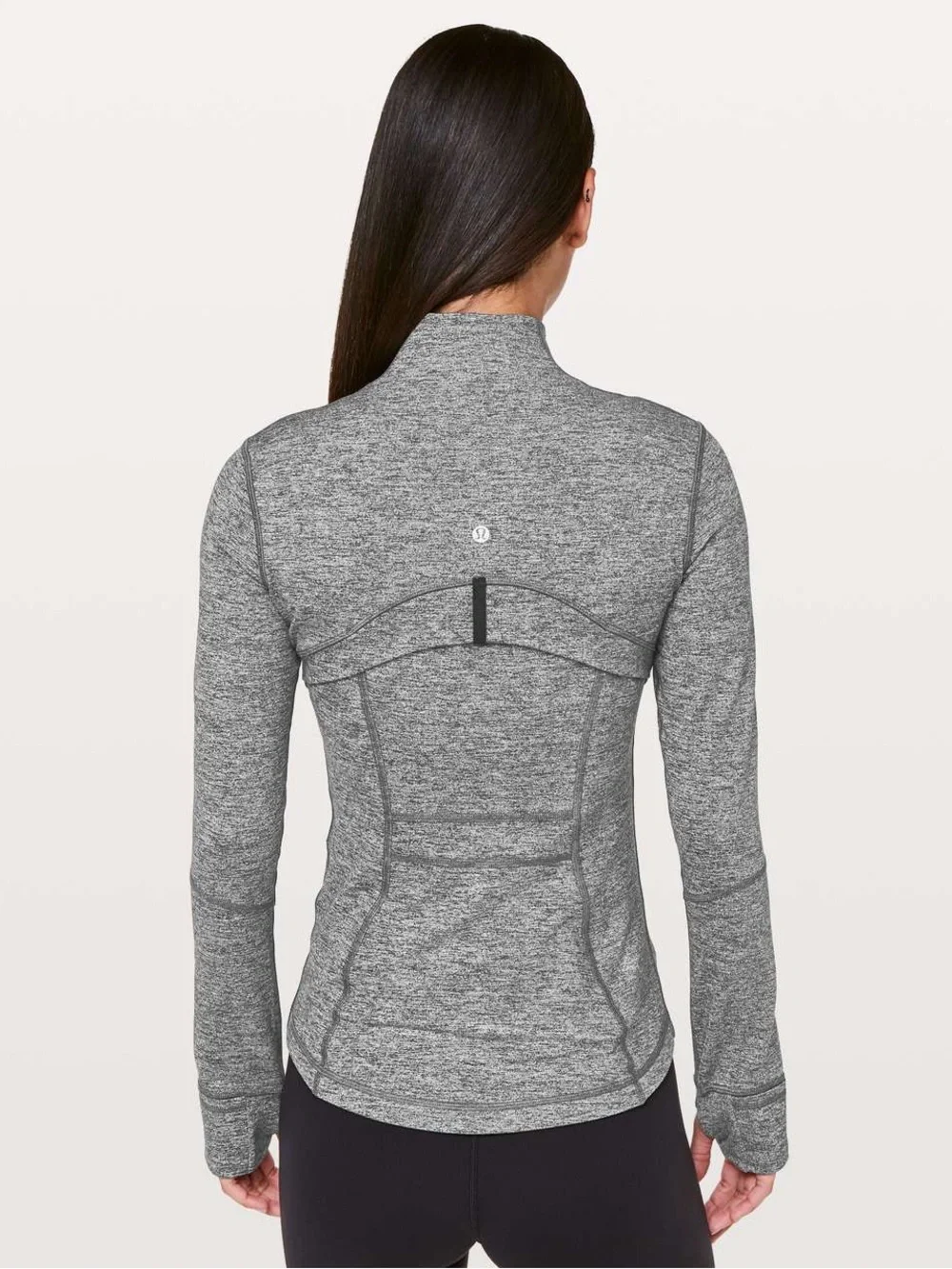 Lululemon Define Zip-Up Active Jacket - Heathered Grey - Size 6 - Luon - Yoga